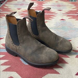 Blundstone Rustic Brown Leather Boots Women’s 8